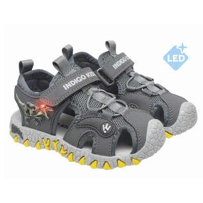 Сандалеты Indigo Kids 22-849B серый 1